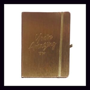 Victoria’s Secret VS PINK “You’re Amazing” Gold Journal RARE